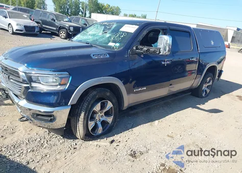 2019 Ram 1500 Laramie 4X4 5'7 Box from USA, damaged, VIN 1C6SRFJT6KN638440